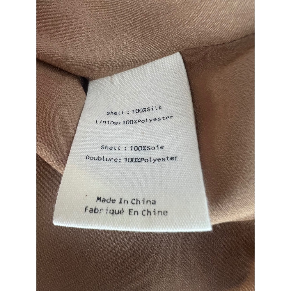 L'Agence Jane Leopard Print Silk Camisole Tank Brown Black‎ Size S - Picture 8 of 8